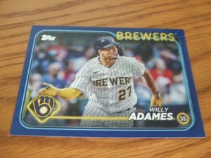 2024 Topps Royal Blue #33 Willy Adames BREWERS - Bild 1 von 2