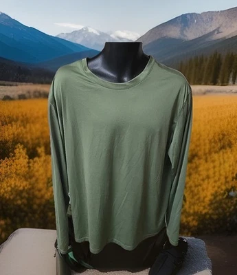 Solaris Mostiture absorvente manga longa gola redonda verde oliva camada base XXL - Imagem 1 de 4