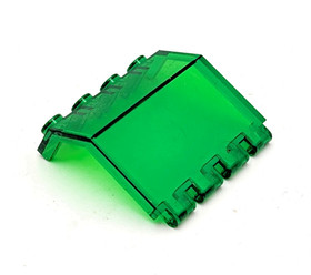 LEGO part 2582 Hinge Panel 2x4x3 1/3 Trans Green 6919 6977 Insectoids