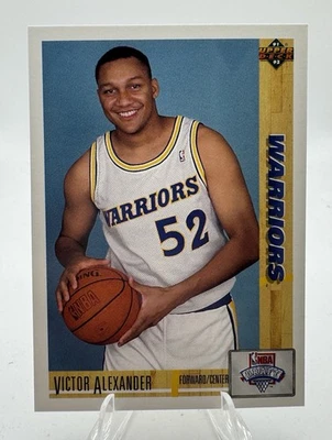 Victor Alexander 1991-92 Upper Deck #10b RC Rookie Golden State Warriors - Image 1 of 2