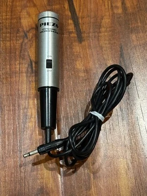 Vintage Piezo Made in Japan Mini Dynamic Microphone with 3.5mm Audio Connector - Image 1 of 4