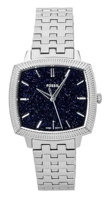 Fossil Nick Jonas x Machine Luxe Aventurine Blue Dial Quartz LE1216 Unisex Watch - Immagine 1 di 3