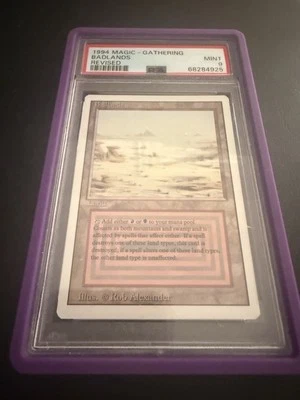 MTG Badlands Dual Land Revised Edition PSA 9 MINT - Image 1 of 2