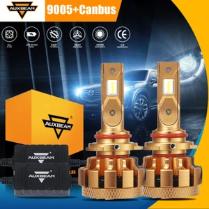 AUXBEAM CANBUS LED Headlight High Beam White for 2004-2020 Honda Civic Accord 6K - Picture 1 of 12