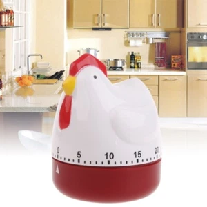 Cute Hen Kitchen Cooking Timer Mechanical Countdown Clock Alarm Reminder f - Picture 1 of 8