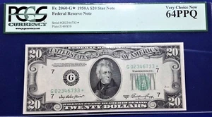 1950A $20 Federal Reserve Note Fr-2060-G* Chicago PCGS64 Choice New PPQ - Picture 1 of 4