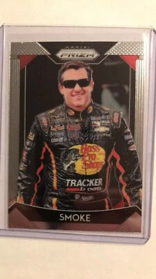 2019-20 Panini Silver Prizm Card Smoke of Tony Stewart # 43. NEW. - Image 1 of 3