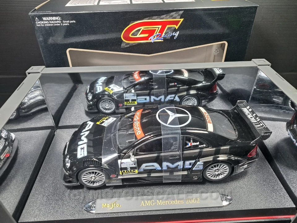 1/18 Mercedes-Benz CLK DTM #2 AMG 2002 Jean Alesi Maisto 38649 - Imagen 1 de 4