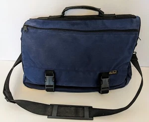 Eddie Bauer Umhängetasche Messenger Bag erweiterbare Aktentasche - Navy - Bild 1 von 7