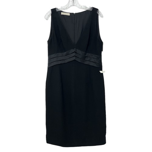 Mini abito da cocktail donna nuovo senza etichette Valentino Spa 100% lana vergine taglia 10