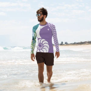 Rashguard Homme UPF40 VIOLET PURPLE 1 - Bild 1 von 15