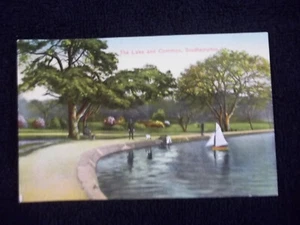 THE LAKE AND COMMON, Southampton England Vintage Postcard - Picture 1 of 3