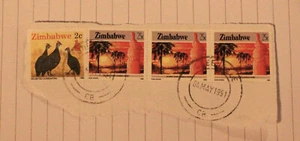 Zimbabwe 1990s Postage Stamp Lot Sunset Fowl - Picture 1 of 2