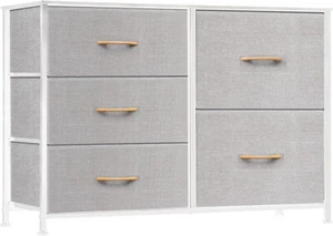 5 Drawer Dresser Storage Organizer Chest of Tower For Bedroom Living Room Closet - Picture 1 of 6