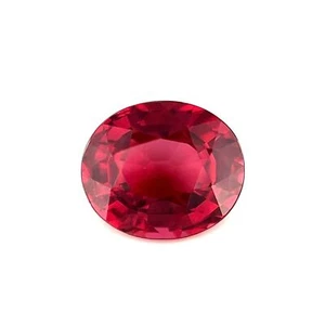 2.17ct Pink Purple NATURAL Rhodolite Garnet Oval Cut Loose Gemstone 8x7mm VVS - Picture 1 of 4