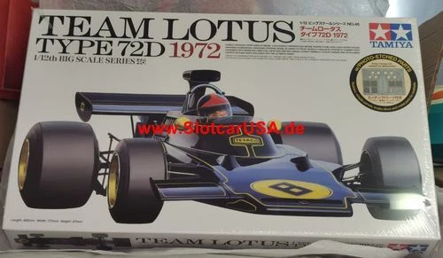 Tamiya 12046 1/12 Team Lotus Tipo 72D 1972 Con PE-Parti - Immagine 1 di 1