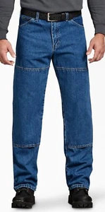 Dickies Jeans Men's 15293 SNB Workhorse Double Knee Relaxed fit 50x30 work pants - Picture 1 of 1