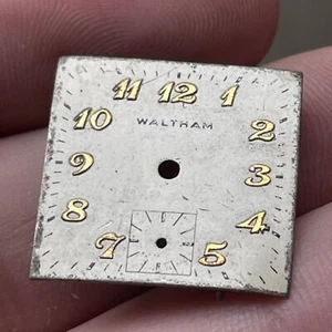 VTG Waltham Watch Co. Square Watch Face - Picture 1 of 8