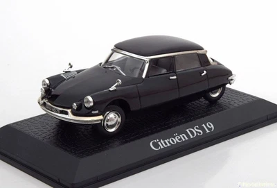 CITROEN DS 19 1962 GENERALE CHARLES DE GAULLE NERO EDIZIONI ATLAS 2696602 1/43 - Immagine 1 di 3