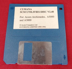 Cumana SCSI Utilities Disc V2.40 Acorn Archimedes A5000 A3000 1990-1992 - Picture 1 of 1