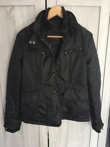 Calvin Klein Collection Jacket Black with quilted lining size 6/42 zip pockets - Picture 1 of 16
