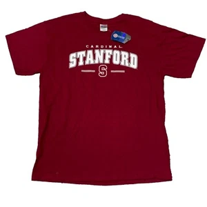 NCAA STANFORD UNIVERSITY Cardinal Football GRAPHIC TEE MAROON T-SHIRT SZ L NWT - Picture 1 of 5