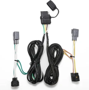 4-Way Flat Trailer Tow Harness T-connector 55363 for 1998-2006 Jeep Wrangler TJ - Picture 1 of 10