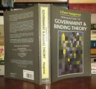 Introduction to Government and Binding Theor... by HAEGEMAN Paperback / softback