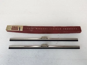 NOS VTG Ford 11" Wiper Blades Pair 1949 1950 1951 Lincoln Mercury DeSoto Dodge - Picture 1 of 14