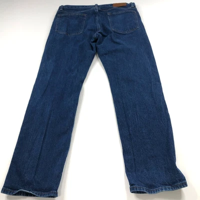 Pantalones de mezclilla de tiro medio Brooks Brothers calce recto 34x30 (se adapta a 32W 29L) Foto 1 de 4