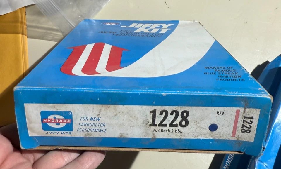Jiffy Kit Hygrade 1228 Carburetor Rebuild Kit Rochester E2ME Buick Olds V6 3.8L - Image 1 of 1