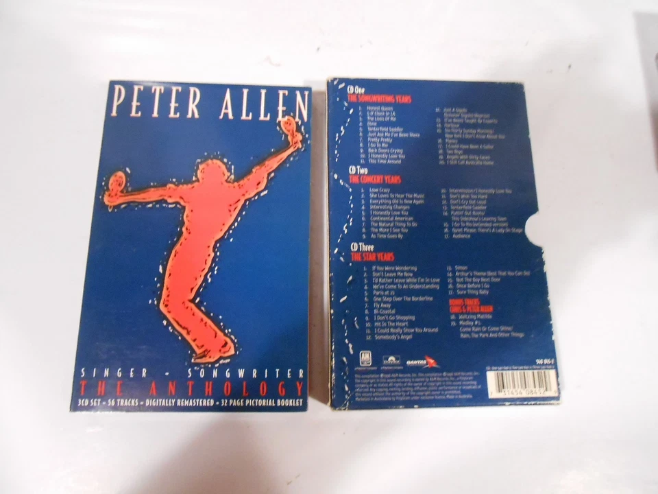 PETER ALLEN-SINGER SONGWRITER-THE ANTHOLOGY-REMASTERED 3 CD BOX SET-AUSTRALIA - Imagem 1 de 1