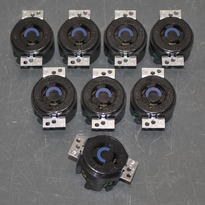 (8) Hubbell Twist-Lock Locking Receptacle HBL4563RT, L6-15R, 250V AC, 15 A, 1 PH - Image 1 of 4