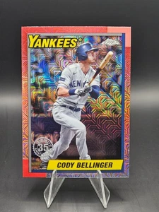 CODY BELLINGER - 2025 Topps Series 2 Silver Pack Mojo Chrome T90C-112 Yankees - Picture 1 of 2