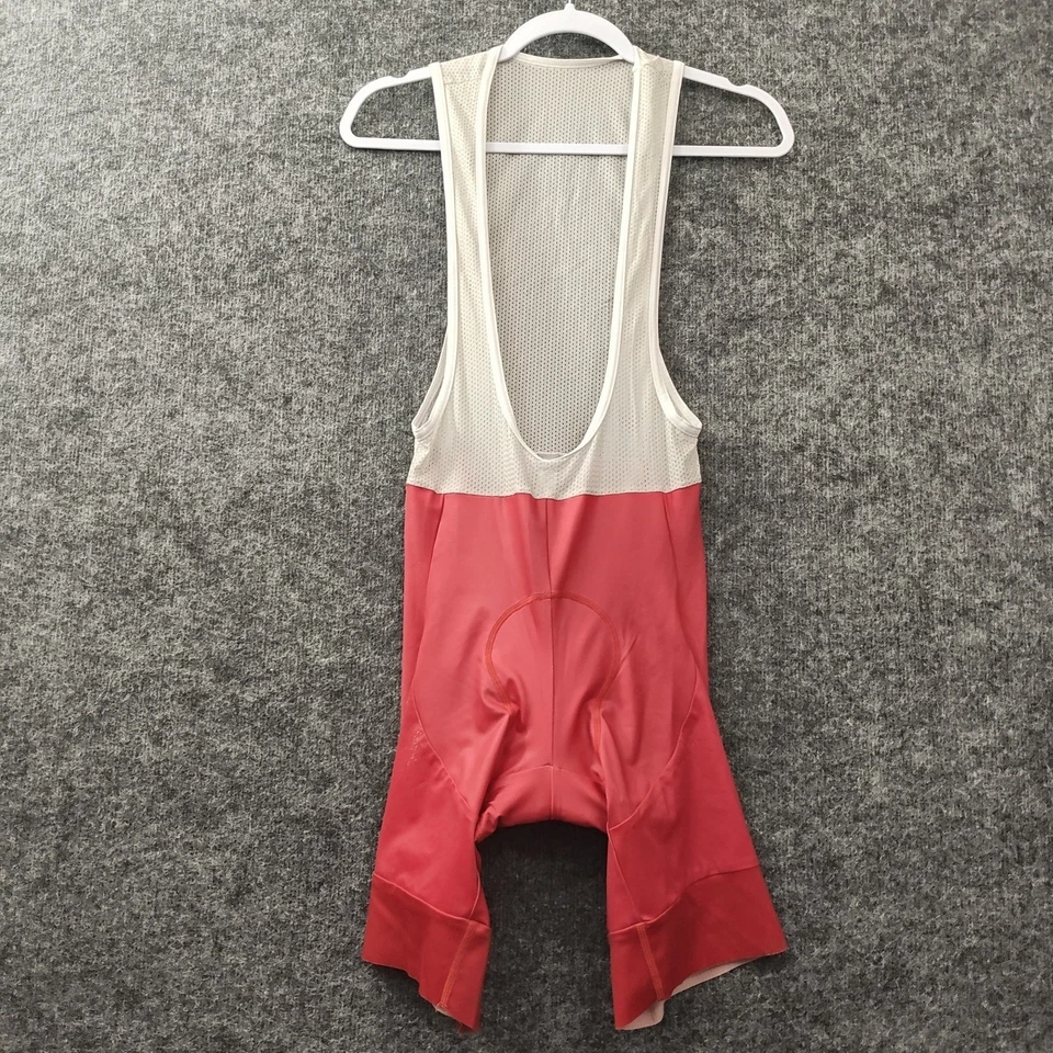 Puerto Rico PUR Ciclismo Acolchado Babero Pantalones Cortos Para Hombres Grande Pull On Rojo Crema Foto 1 de 4