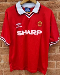 Manchester United Trikot 90er Vintage Umbro Sharp Sponsor 40" Brustumfang MEDIUM?  - Bild 1 von 18
