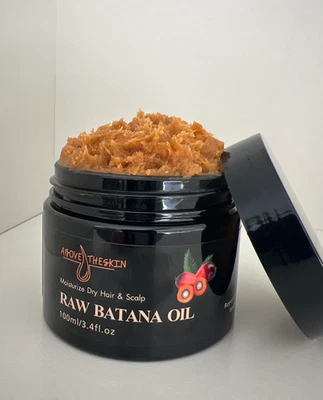 Batana Oil, Raw Unrefined for thicker, Hair Organic Batana Oil from Honduras  - Image 1 of 4