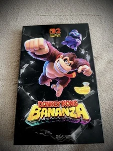 Donkey Kong Bananza Collectable Slipcase Sleeve Cover for Nintendo Switch 2 game - Picture 1 of 5