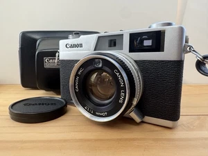 [Near MINT w/Case] Canon Canonet QL17 35mm Rangefinder f1.7 Film Camera from JPN - Picture 1 of 18