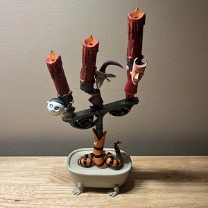 Disney The Nightmare Before Christmas Lock, Shock & Barrel Candelabra - Picture 1 of 8