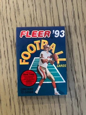 1993 Fleer Football Sealed Pack - Image 1 of 2
