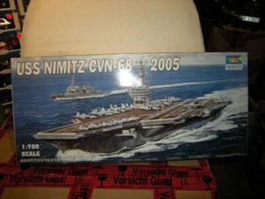 Trompetista 1:700 USS Nimitz CVN-68 2005 en embalaje original - Imagen 1 de 1