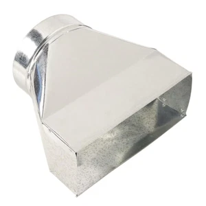 10 In. X 4 In. to 6 In.Floor Ceiling Heat AC Register Duct Boot - Picture 1 of 4