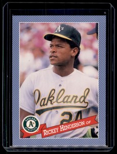 1993 HOSTESS RICKEY HENDERSON OAKLAND ATHLETICS #23