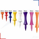 Plastic Castle Golf Tees Graduated - All Colours & Sizes - MULTI BUY DEALS