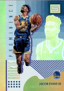 2018-19 Panini Status Rookie Prominence Purple #27 Jacob Evans III