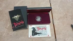 1992 Bram Stoker's Dracula 1oz Silver Collectors Coin -Abraham Van Helsing #2506 - Picture 1 of 7