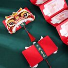 Multiple Card Slots Red Envelope Chinese New Year Tiger Year Packet Envelopes
