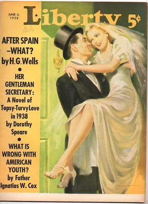 Liberty Magazine Vol. 15 #23 June 4 1938 H.G. Wells Story Foto 1 de 2