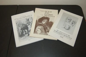 ITALIAN DRAWINGS, Dutch and Flemish, Northern Drawings (3 Books) Lot Met Museum - Picture 1 of 24